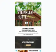Kleine Seitenvorschau von steinkleffhuette.de