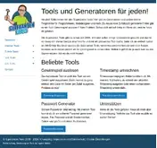 Kleine Seitenvorschau von tools.superanton.de