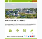 Kleine Seitenvorschau von hisinone.uni-wuppertal.de