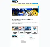 Kleine Seitenvorschau von miex.at