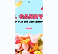 Kleine Seitenvorschau von candycrew.de