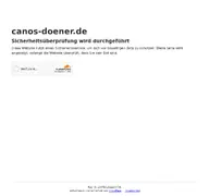 Kleine Seitenvorschau von canos-doener.de