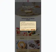 Kleine Seitenvorschau von oetker.at