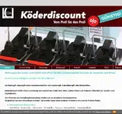 Kleine Seitenvorschau von koeder-discount.de