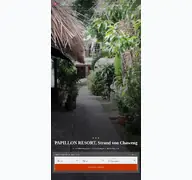 Kleine Seitenvorschau von papillonchaweng.resorthotel.de