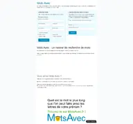 Kleine Seitenvorschau von motsavec.fr