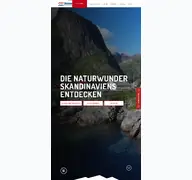 Kleine Seitenvorschau von norwayprotravel.de