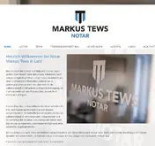 Kleine Seitenvorschau von notar-tews.de