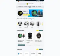 Kleine Seitenvorschau von scubaonline.de