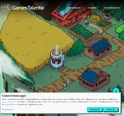 Kleine Seitenvorschau von gamestalente.de