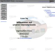 Kleine Seitenvorschau von ingenieurbuero-kruse.de