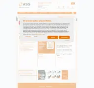 Kleine Seitenvorschau von asg-wesel.de