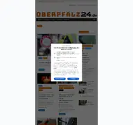 Kleine Seitenvorschau von oberpfalz24.de