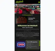 Kleine Seitenvorschau von multiball.de