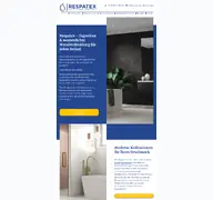 Kleine Seitenvorschau von respatex.de