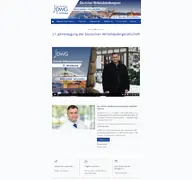 Kleine Seitenvorschau von dwg-kongress.de