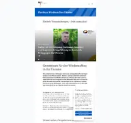 Kleine Seitenvorschau von ukraine-wiederaufbauen.de
