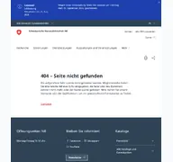 Kleine Seitenvorschau von ead.nb.admin.ch