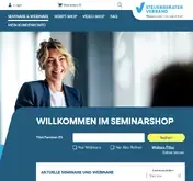 Kleine Seitenvorschau von steuerberater-verband-seminare.de