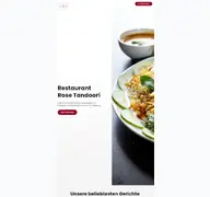 Kleine Seitenvorschau von rose-tandoori.de