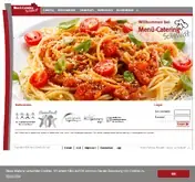 Kleine Seitenvorschau von menue-catering.de
