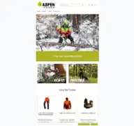 Kleine Seitenvorschau von aspen-timberwear.de