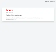 Kleine Seitenvorschau von authentifizierung.bdew.de