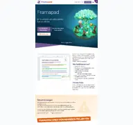 Kleine Seitenvorschau von framapad.org