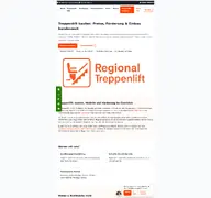 Kleine Seitenvorschau von regional-treppenlift.de