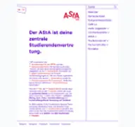 Kleine Seitenvorschau von asta.hfk-bremen.de