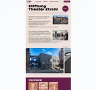 Kleine Seitenvorschau von stiftung-theater-strahl.de