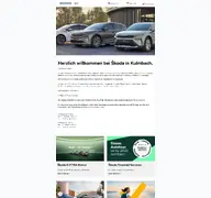 Kleine Seitenvorschau von kulmbach.skoda-auto.de