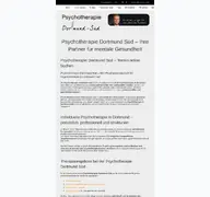 Kleine Seitenvorschau von psychotherapiedortmund.de