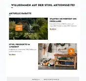 Kleine Seitenvorschau von stihl-aktionen.de