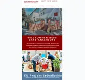 Kleine Seitenvorschau von cafe-anschluss.de
