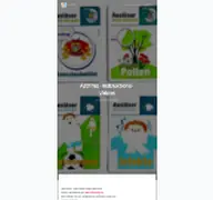 Kleine Seitenvorschau von asthmakids.de