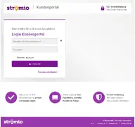 Kleine Seitenvorschau von kundenportal.stromio.de