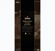 Kleine Seitenvorschau von hofmannbier.de