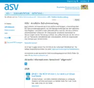 Kleine Seitenvorschau von asv.bayern.de