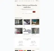 Kleine Seitenvorschau von galerie.de