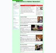Kleine Seitenvorschau von hohen-neuendorf-internet.de