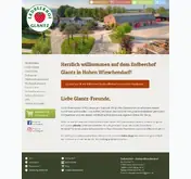 Kleine Seitenvorschau von hohenwieschendorf.glantz.de