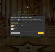 Kleine Seitenvorschau von hohenzollern-orte.de