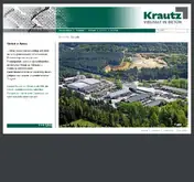 Kleine Seitenvorschau von krautz-beton.de