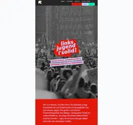 Kleine Seitenvorschau von linksjugend-solid.de