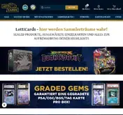 Kleine Seitenvorschau von lotticards.de