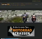 Kleine Seitenvorschau von motorradstrassen.de