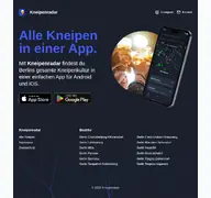 Kleine Seitenvorschau von kneipenradar.de