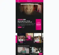 Kleine Seitenvorschau von magentamusik.de