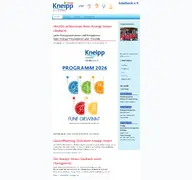 Kleine Seitenvorschau von kneippverein-gladbeck.de